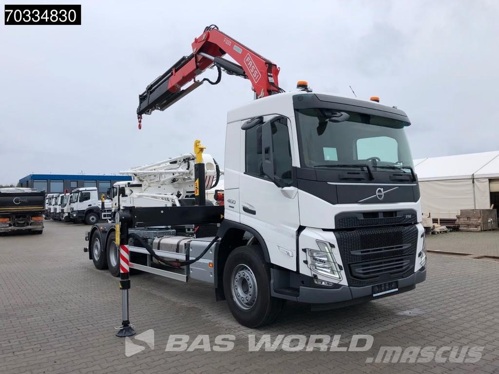 Volvo FM 460 6X2 NEW! FASSI F235.0.25 Crane Kran HYVA 20 Camion ampliroll