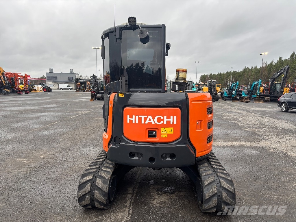 Hitachi ZX 55 U-6 / Engcon, TMK-koura, Ym! Mini bagri <7t