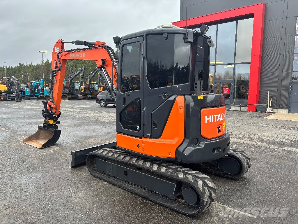 Hitachi ZX 55 U-6 / Engcon, TMK-koura, Ym! Mini bagri <7t