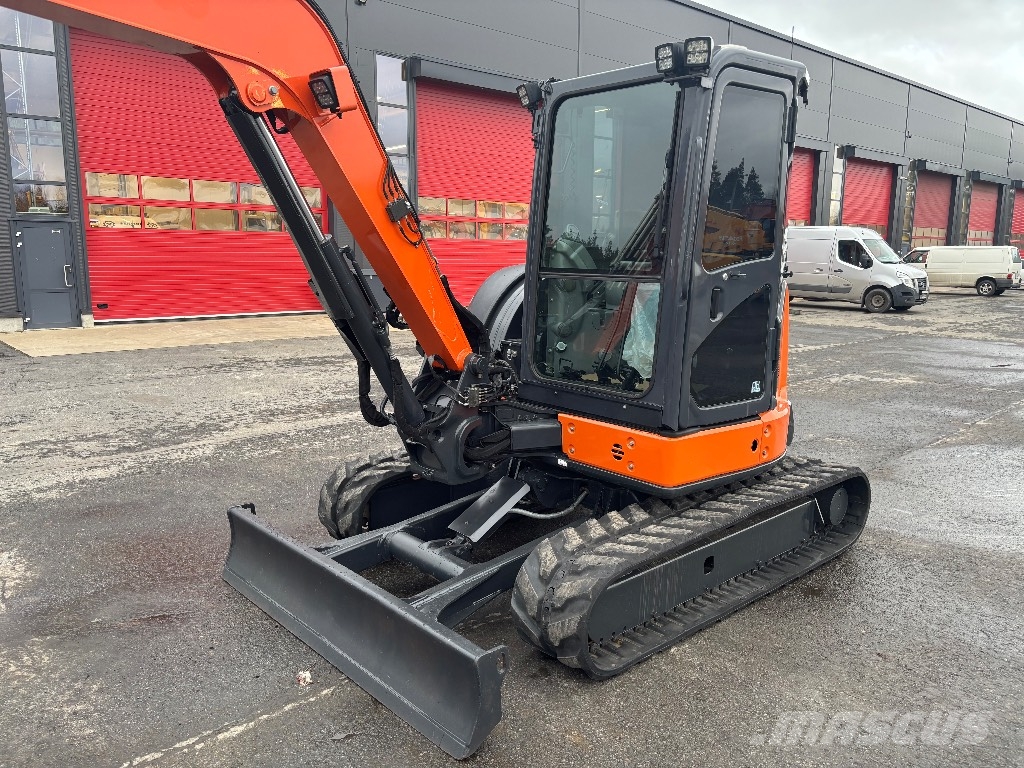 Hitachi ZX 55 U-6 / Engcon, TMK-koura, Ym! Mini bagri <7t