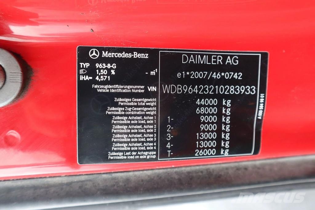 Mercedes-Benz Arocs 4153 | 8X6 | FULL STEEL | RETARDER | BIG AXL Kallurid