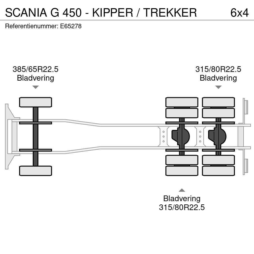 Scania G 450 - KIPPER / TREKKER Sklápače