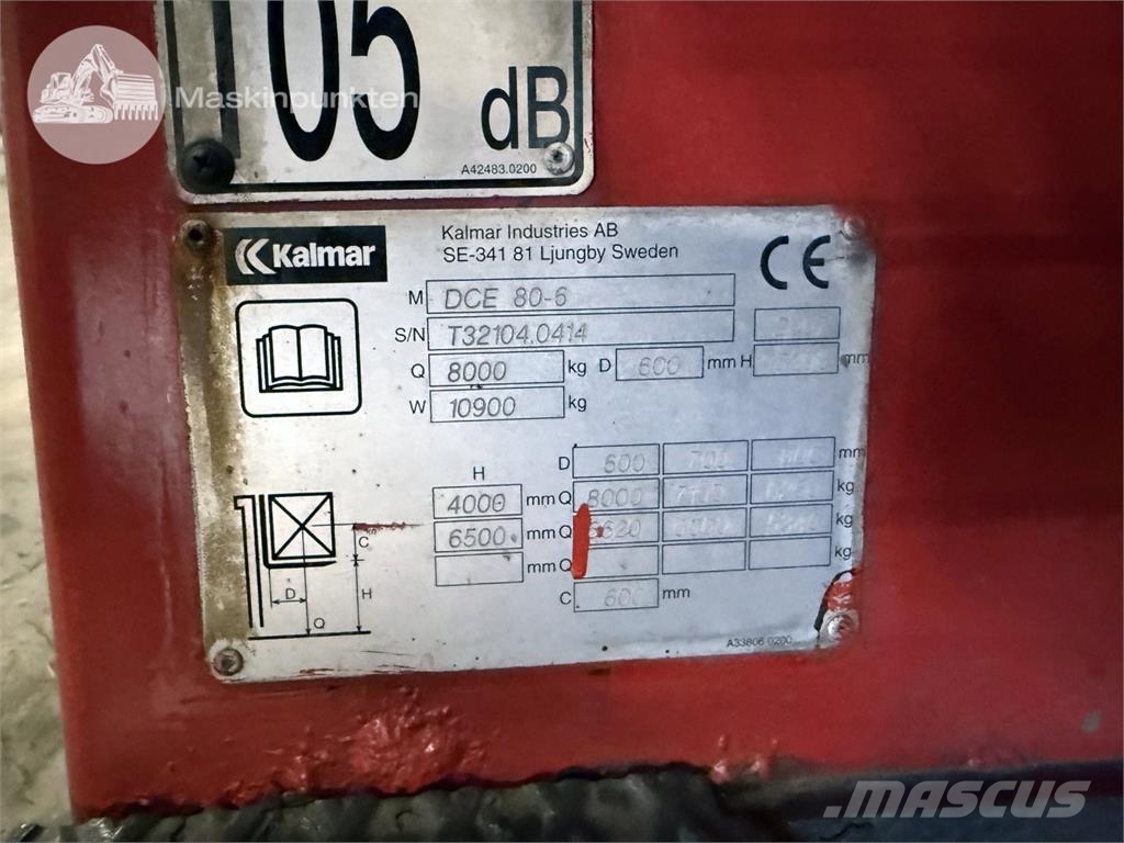 Kalmar DCE 80-6 Dīzeļa autoiekrāvēji