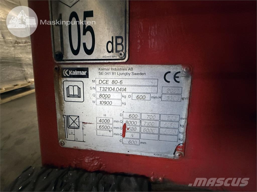 Kalmar DCE 80-6 Dīzeļa autoiekrāvēji