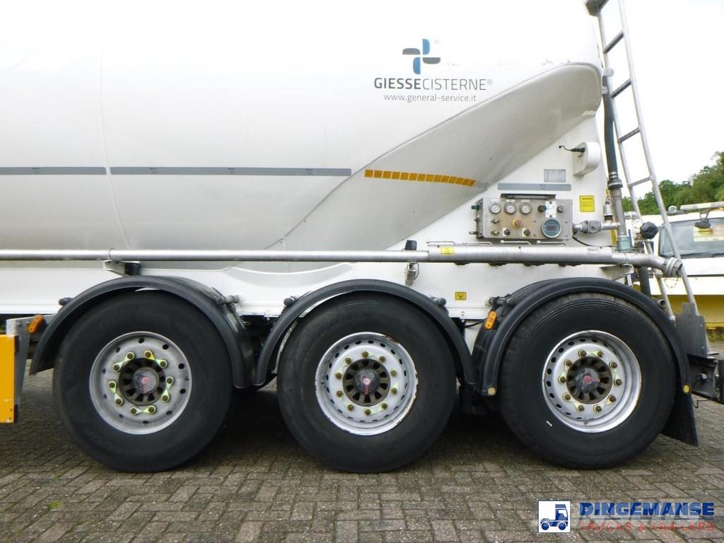 GS Powder tank alu 36 m3 / 1 comp نصف مقطورات مقطورة 
