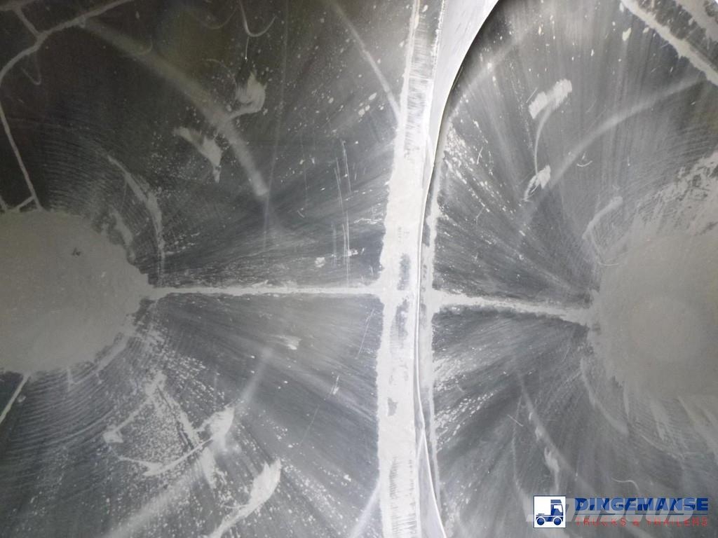 GS Powder tank alu 36 m3 / 1 comp نصف مقطورات مقطورة 