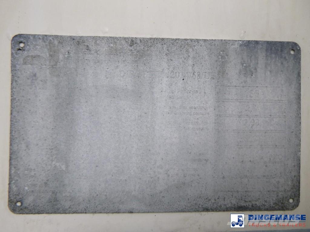 GS Powder tank alu 36 m3 / 1 comp نصف مقطورات مقطورة 