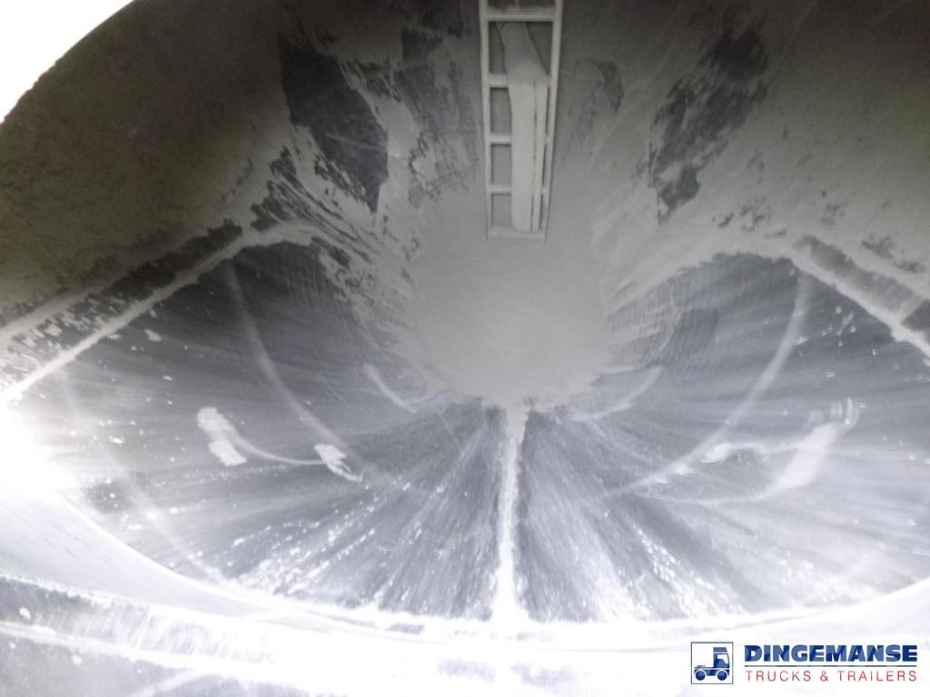 GS Powder tank alu 36 m3 / 1 comp نصف مقطورات مقطورة 