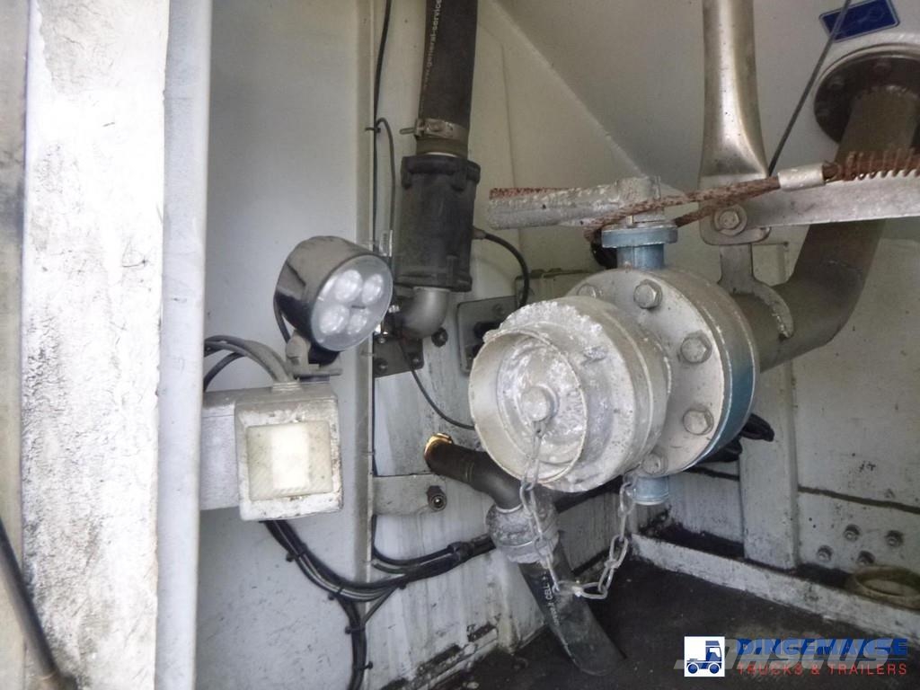 GS Powder tank alu 36 m3 / 1 comp نصف مقطورات مقطورة 