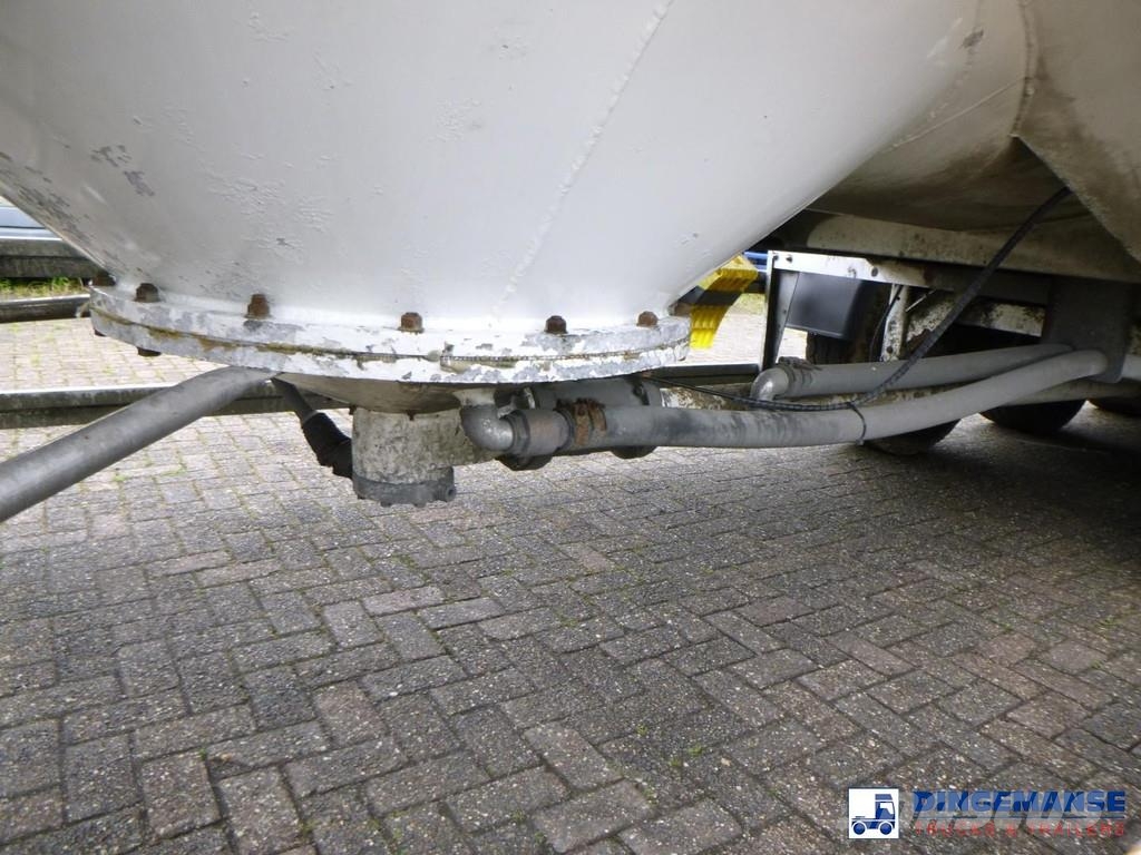 GS Powder tank alu 36 m3 / 1 comp نصف مقطورات مقطورة 