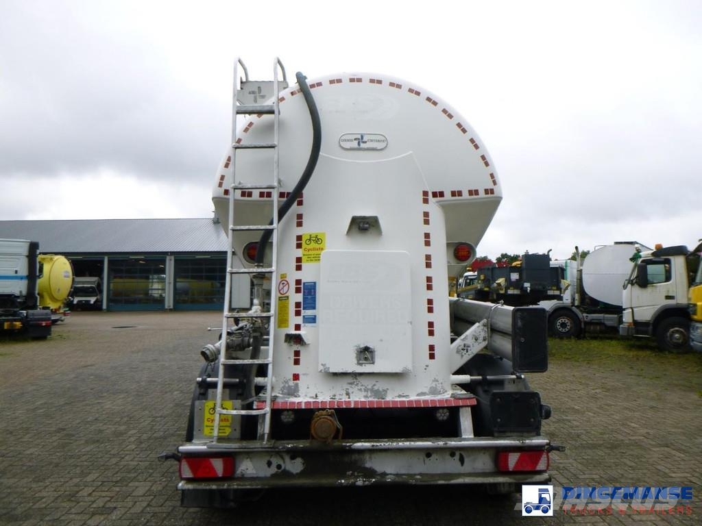 GS Powder tank alu 36 m3 / 1 comp نصف مقطورات مقطورة 