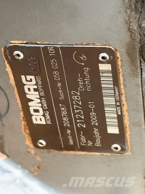 Bomag BC 772 RB USED HYDRAULIC PARTS COMPLET Waste compactors