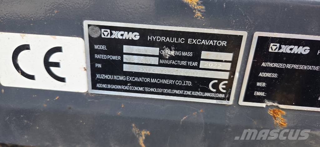 XCMG XE 80 E Midi excavators 7t - 12t