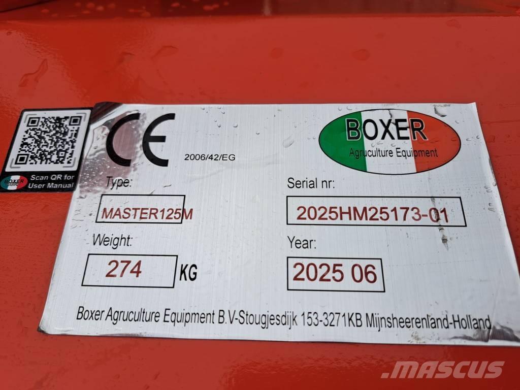 Boxer Master 125 M تقطيع وتقليم وتحيط جزازات