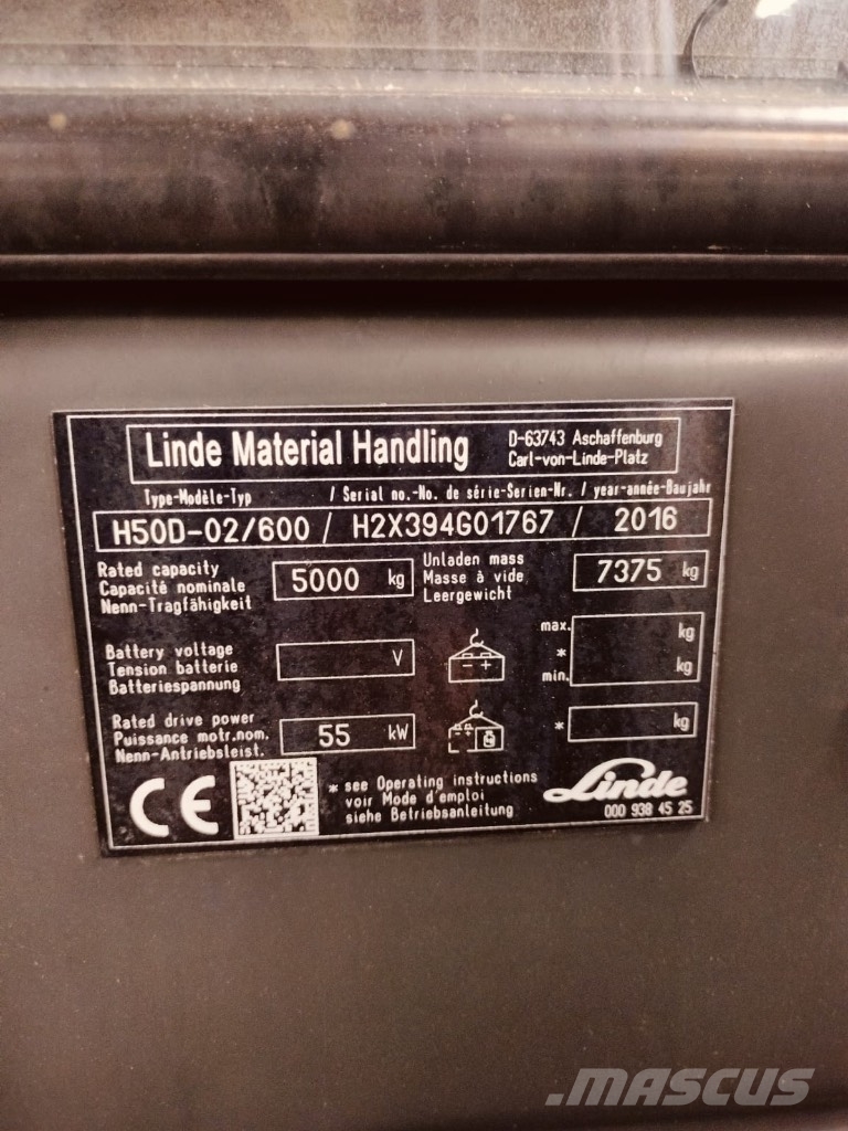 Linde H 50 D Diesel forklifts
