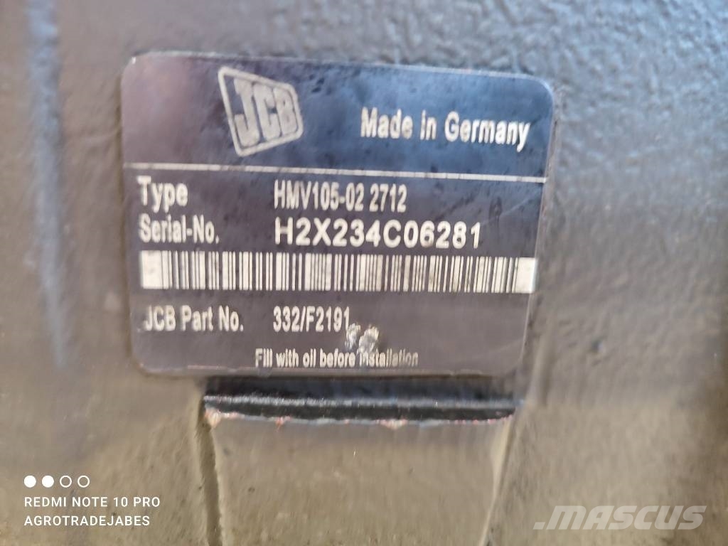 JCB Travel motor 332/F2191 HMV105-02-2712 JCB 520-40 Engines