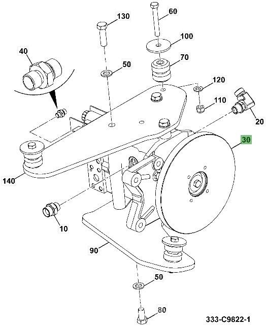 JCB Travel motor 332/F2191 HMV105-02-2712 JCB 520-40 Engines