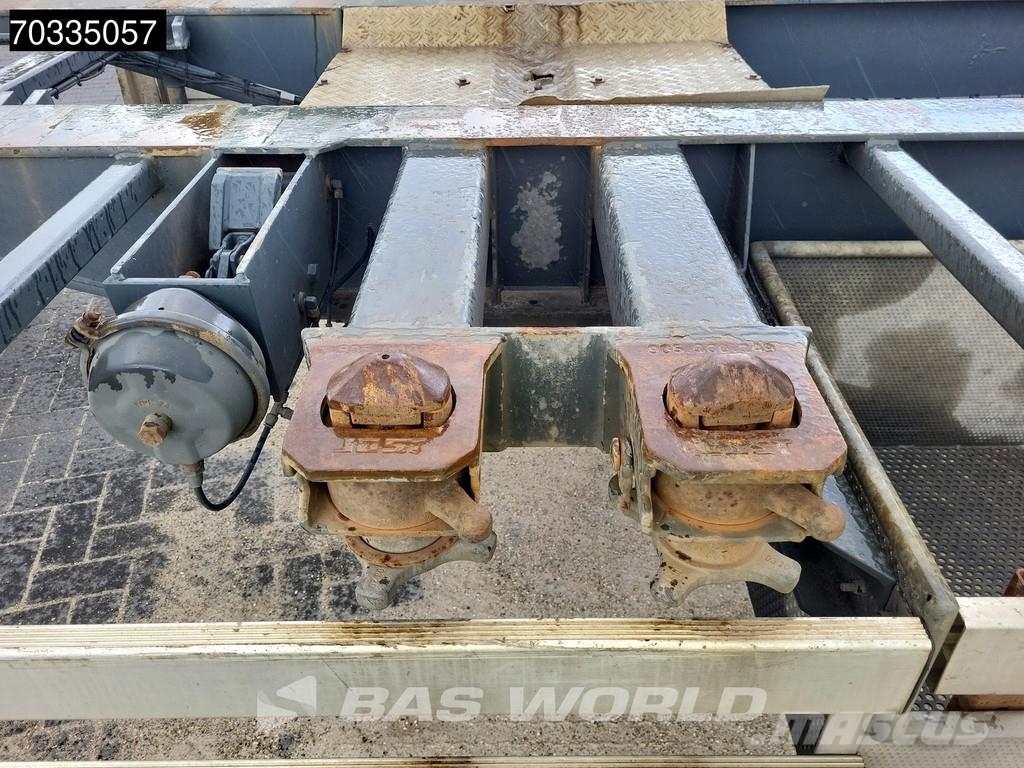 Bulthuis ASG A 06 2 axles BPW Steering مقطورات حاويات