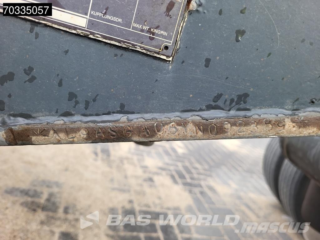 Bulthuis ASG A 06 2 axles BPW Steering مقطورات حاويات