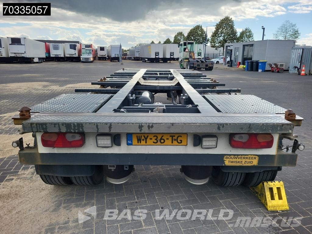 Bulthuis ASG A 06 2 axles BPW Steering مقطورات حاويات