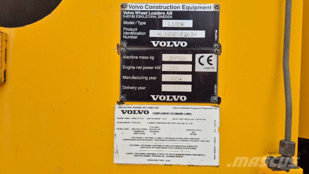 Volvo L 180 E Incarcator pe pneuri