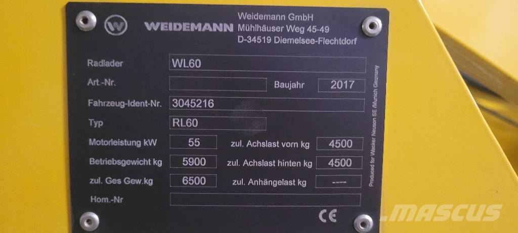 Wacker Neuson WL 60  휠로우더