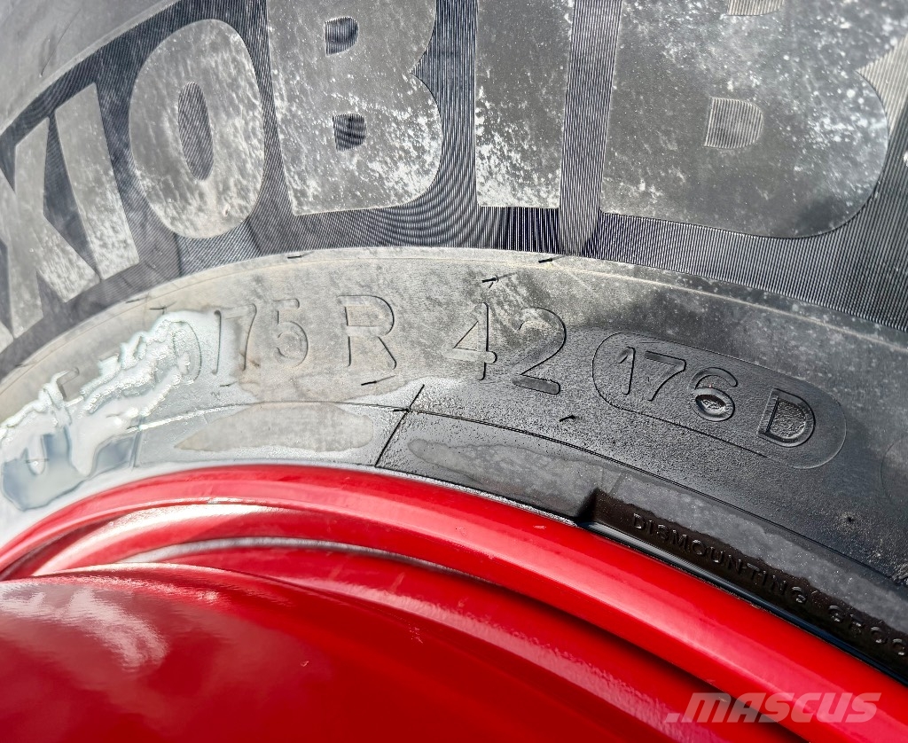 Michelin 2 stk. tvillingehjul 710/75 R42 med 12 stk Duofixx Gume, točkovi i felne