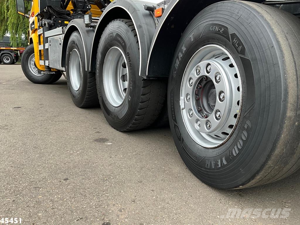 Scania P 410 8x4 Euro 6 Palfinger 14 Tonmeter Z-kraan 工程吊钩车
