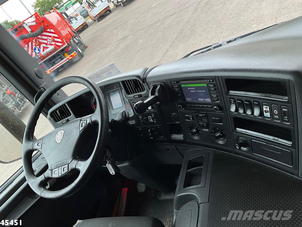 Scania P 410 8x4 Euro 6 Palfinger 14 Tonmeter Z-kraan 工程吊钩车