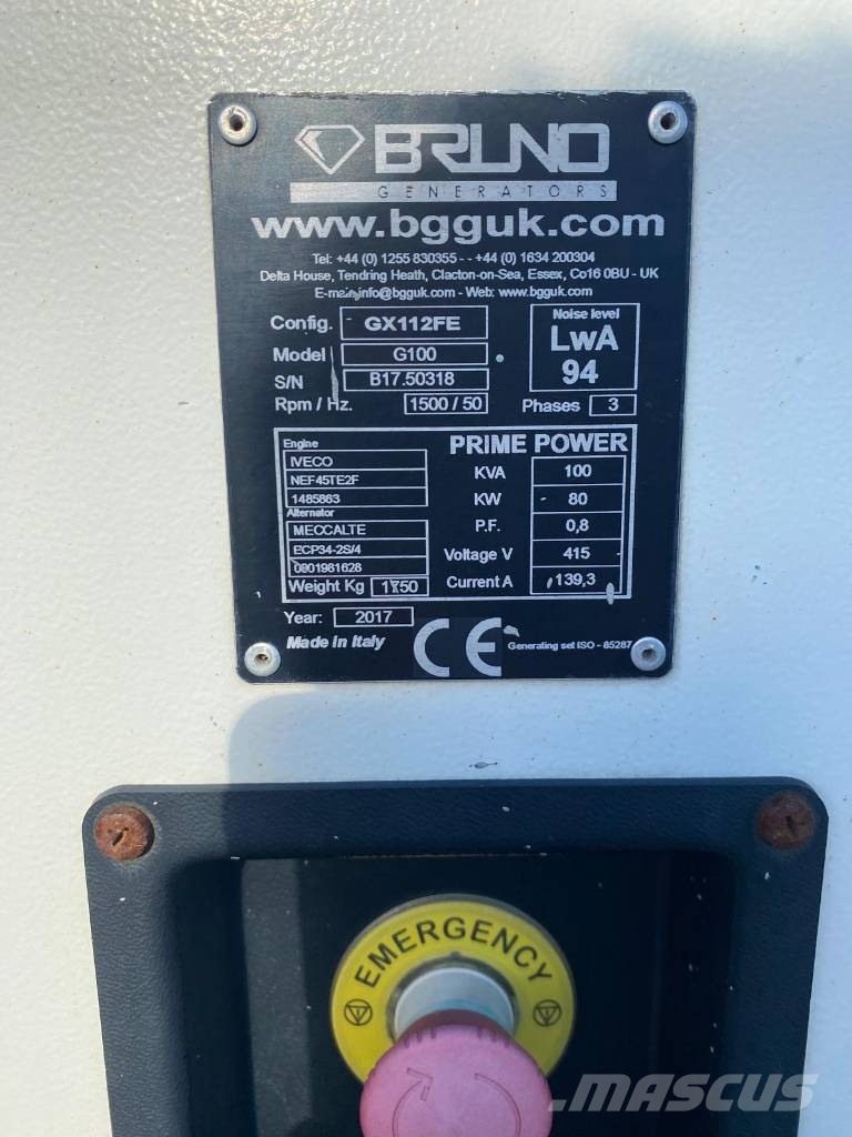 BRUNO GX112FE3 Generatori diesel