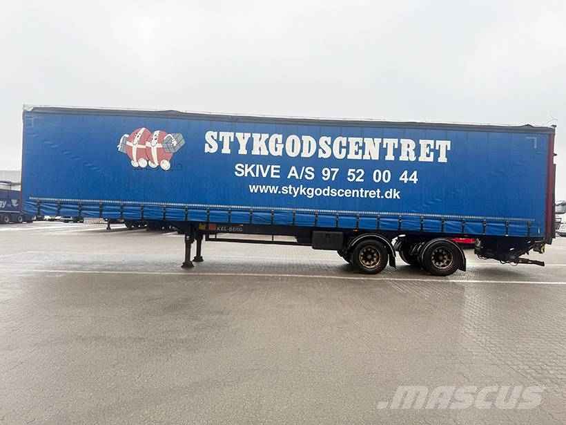 Kel-Berg 2 axle Curtainsider / Planenauflieger Poluprikolice sa ciradom