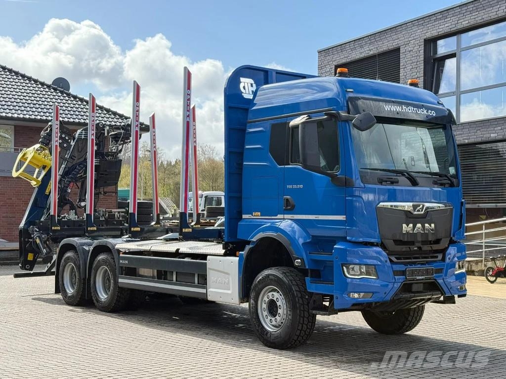 MAN TGS 33.510 TGS 33.510 6X4 BB Euro6e  LogLift 150 Z Camion trasporto legname