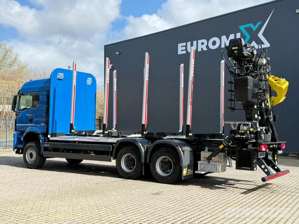 MAN TGS 33.510 TGS 33.510 6X4 BB Euro6e  LogLift 150 Z Camion trasporto legname