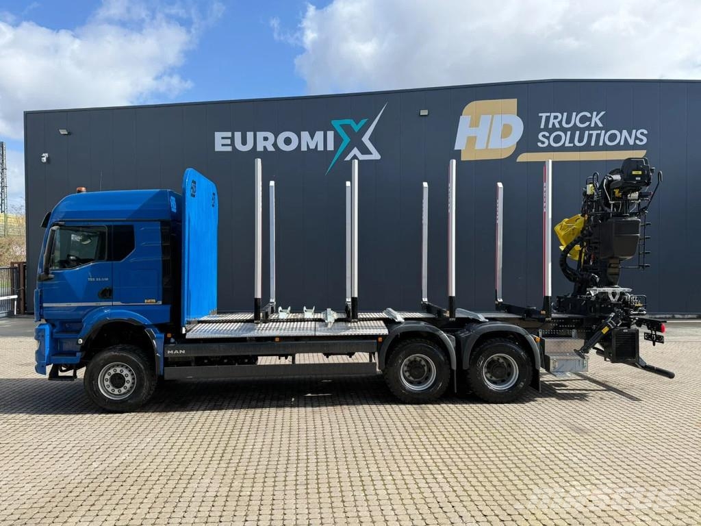 MAN TGS 33.510 TGS 33.510 6X4 BB Euro6e  LogLift 150 Z Camion trasporto legname