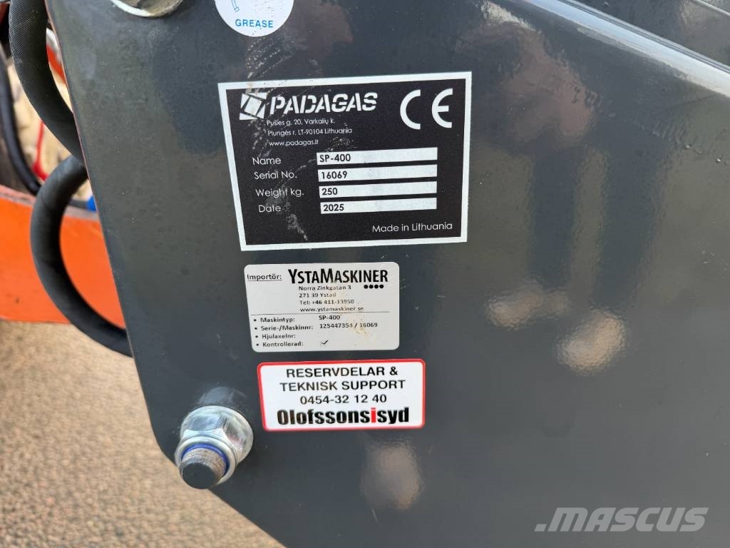  YstadMaskiner Sandspridare SP-400 Пескоразбрасывателы