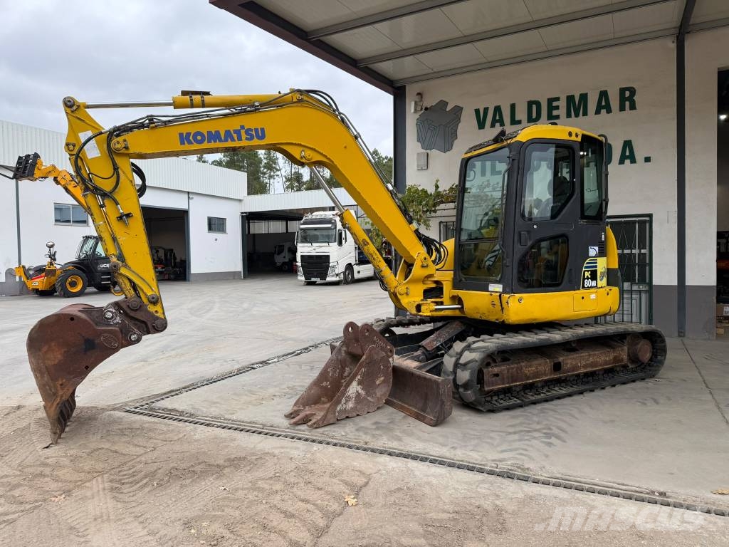 Komatsu PC 80 Vidutinės galios ekskavatoriai 7-12 t