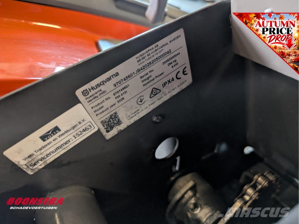 Husqvarna FM410i BY 2026 9 hrs! Zitmaaier جزازات