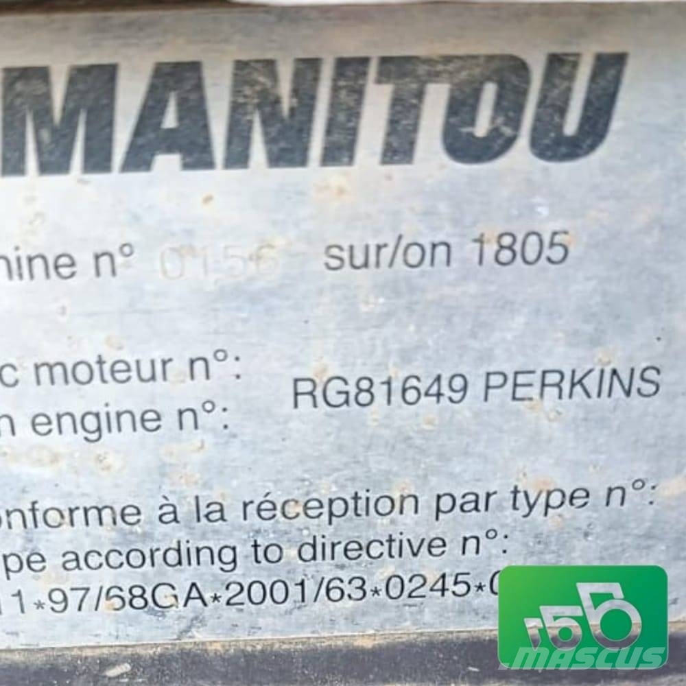 Manitou MT 1840 2008r. Parts Teleskoplæssere