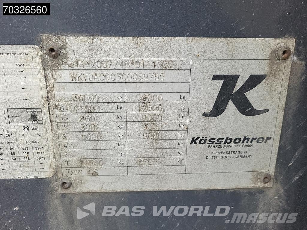 Kässbohrer CS Lift Axle Containerchassis