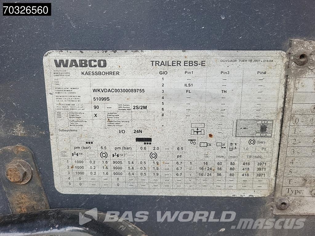 Kässbohrer CS Lift Axle Containerchassis