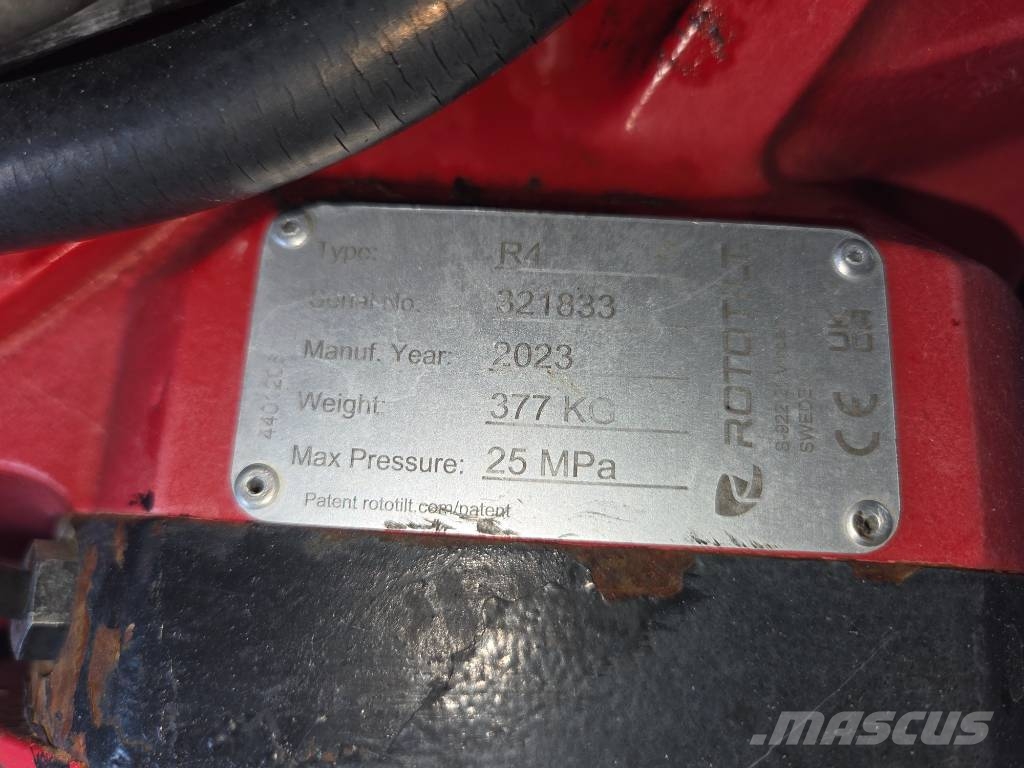 Rototilt R4 med löstagbar grip S45 4 slang + fäste Tiltrotator