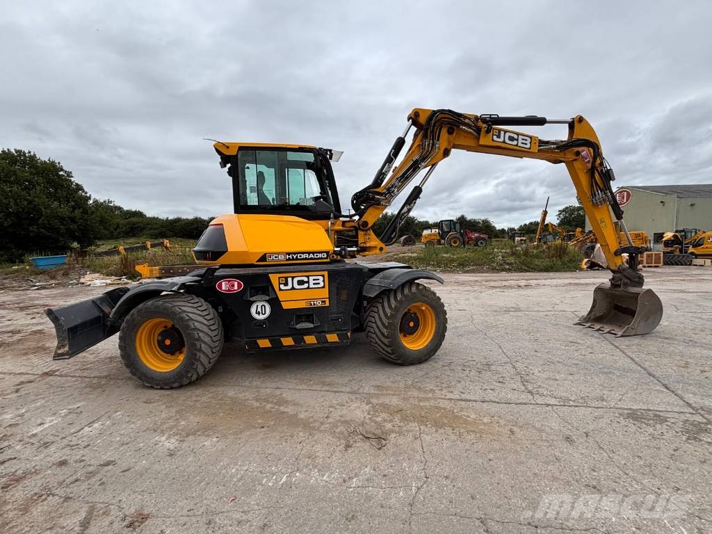 JCB Hydradig Lastik tekerli ekskavatörler