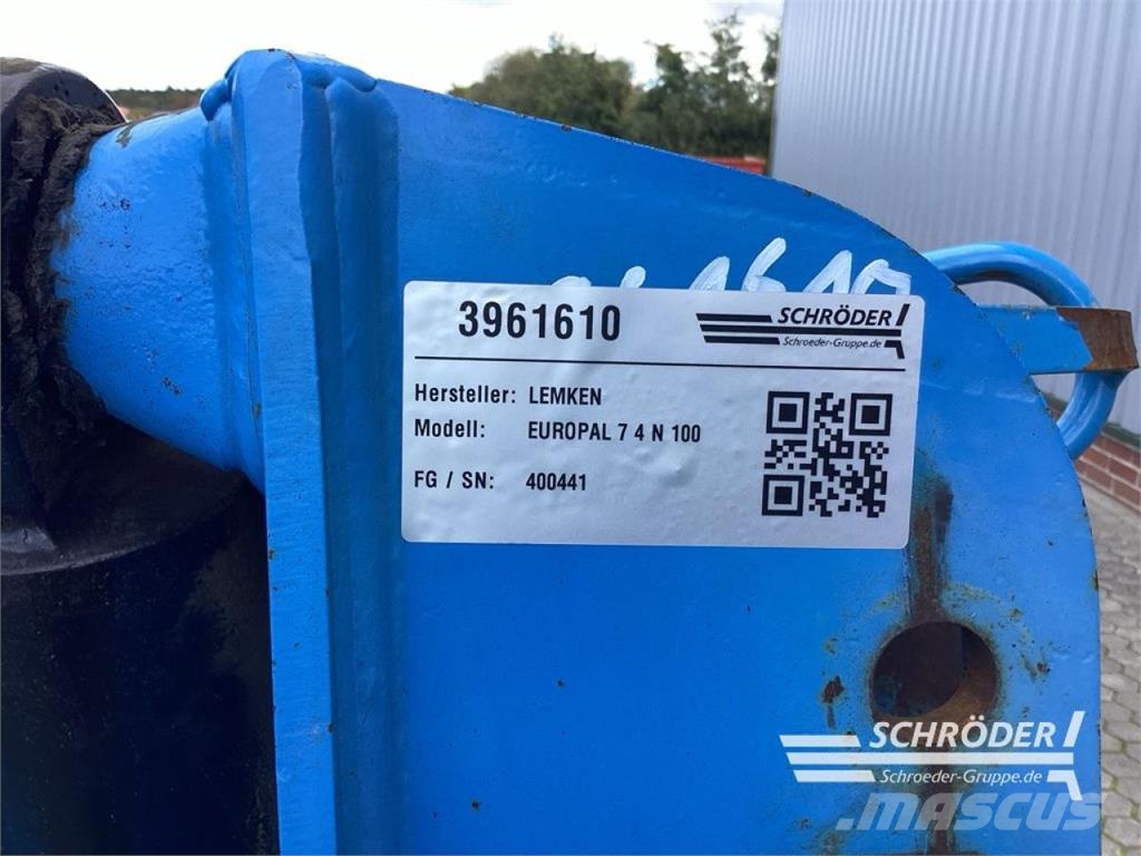 Lemken EUROPAL 7 4 N 100 | 4-SCHAR Wentelploegen