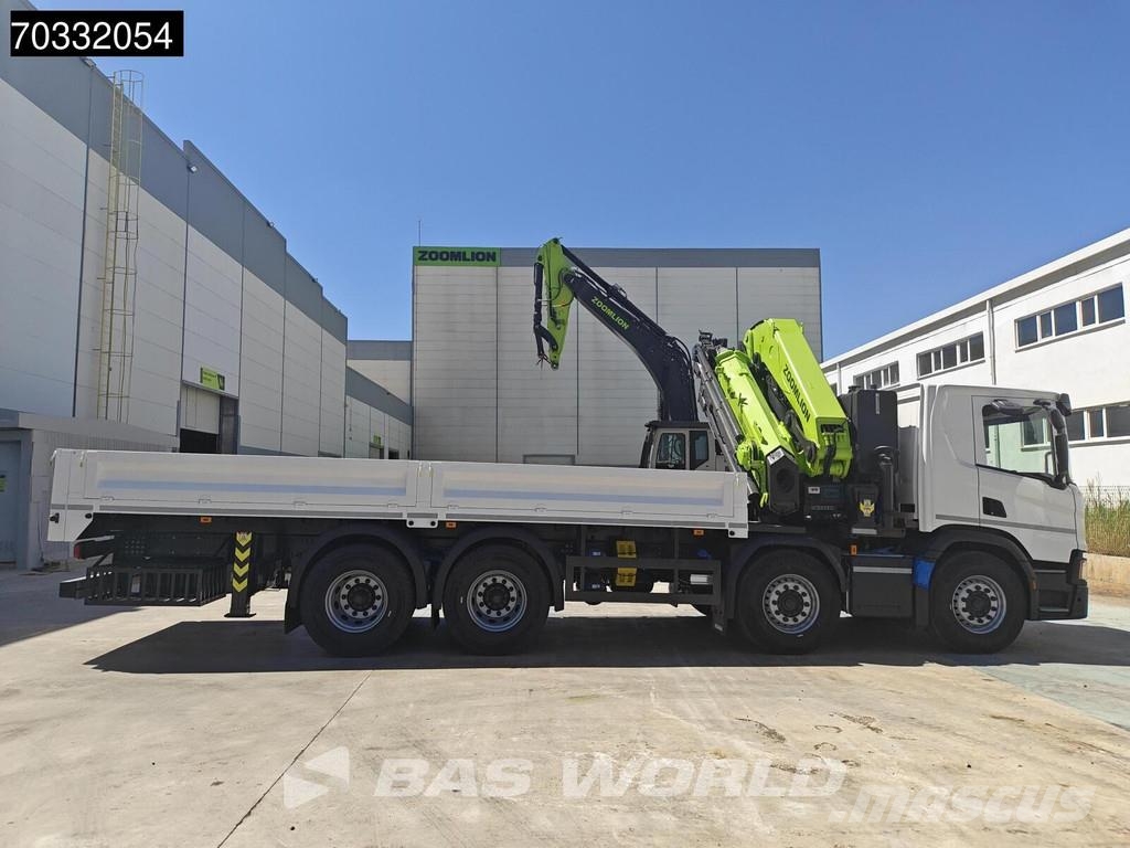 Scania P500 8X4 NEW! Zoomlion ZLK7600V803-2 Crane Kran Re Tovornjaki s kesonom/platojem