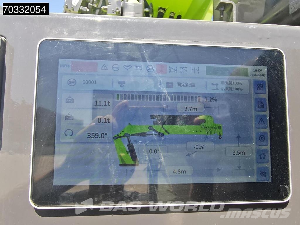 Scania P500 8X4 NEW! Zoomlion ZLK7600V803-2 Crane Kran Re Tovornjaki s kesonom/platojem