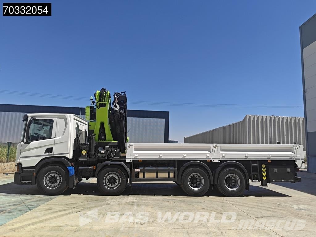Scania P500 8X4 NEW! Zoomlion ZLK7600V803-2 Crane Kran Re Tovornjaki s kesonom/platojem