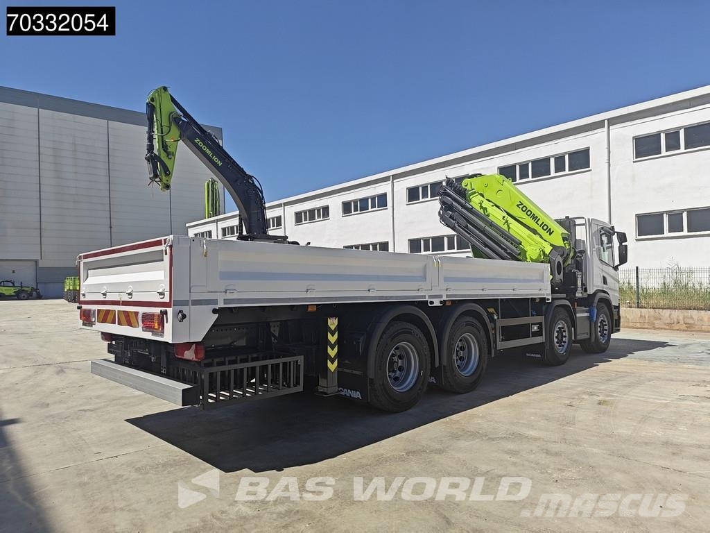Scania P500 8X4 NEW! Zoomlion ZLK7600V803-2 Crane Kran Re Tovornjaki s kesonom/platojem