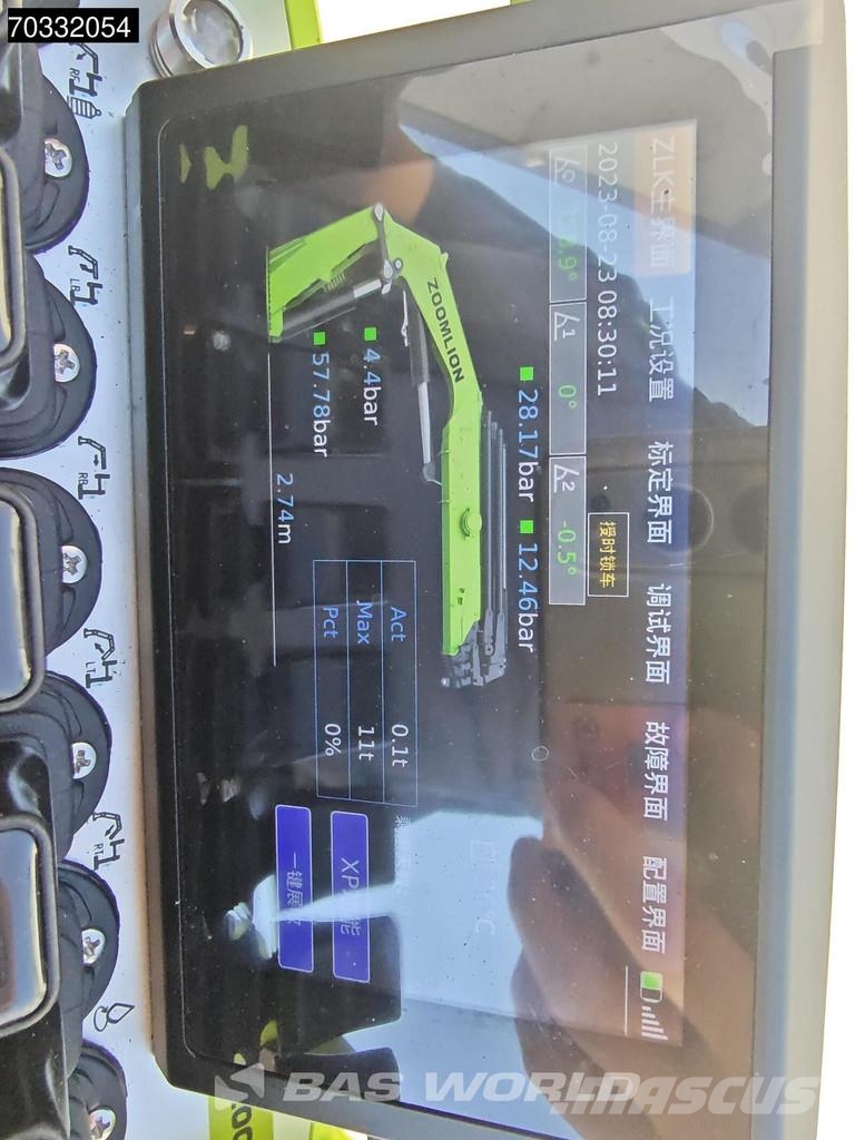 Scania P500 8X4 NEW! Zoomlion ZLK7600V803-2 Crane Kran Re Tovornjaki s kesonom/platojem