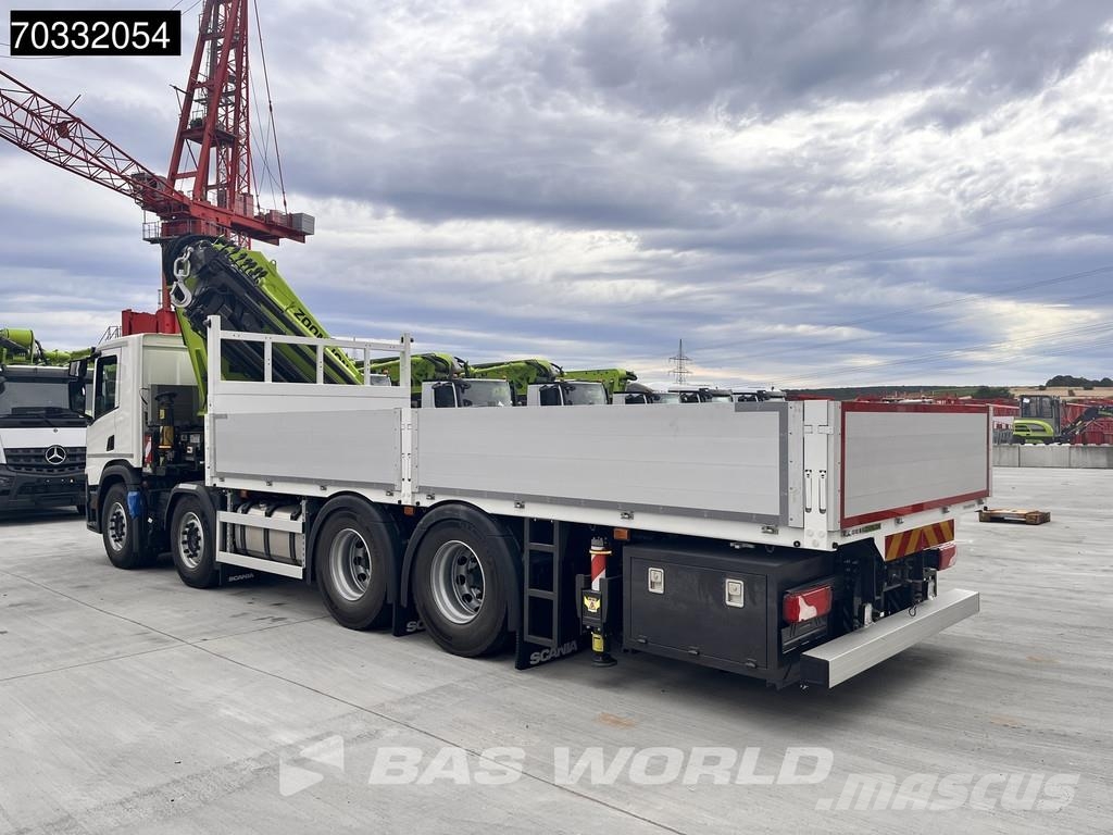 Scania P500 8X4 NEW! Zoomlion ZLK7600V803-2 Crane Kran Re Camiones plataforma