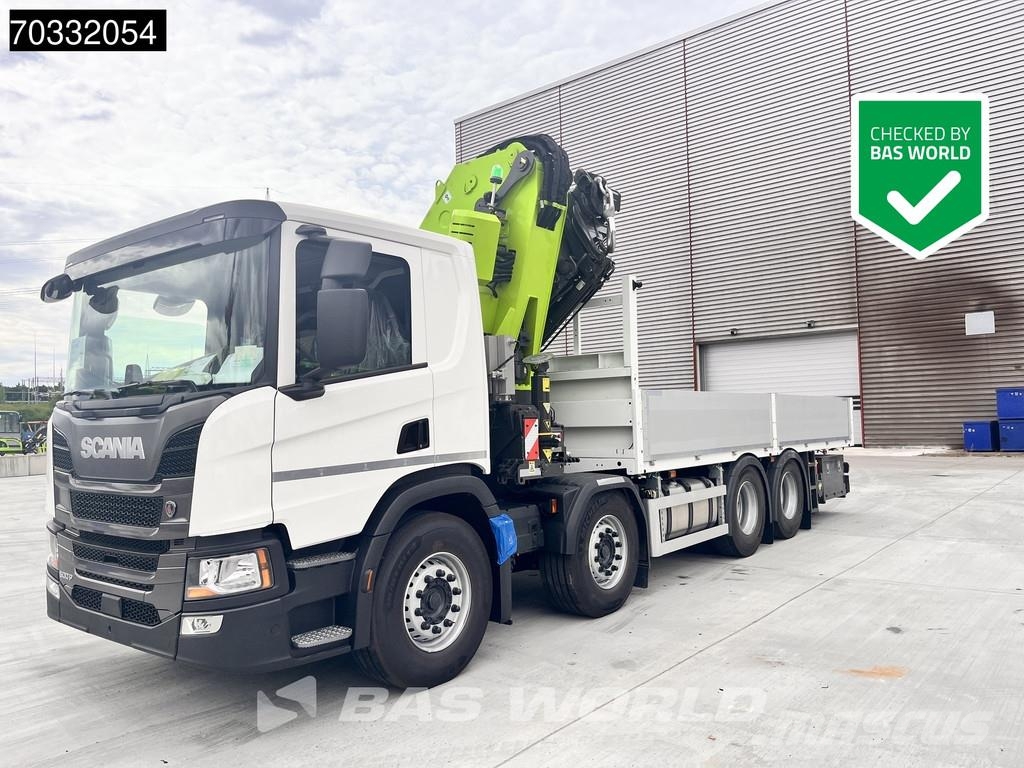 Scania P500 8X4 NEW! Zoomlion ZLK7600V803-2 Crane Kran Re Camiones plataforma